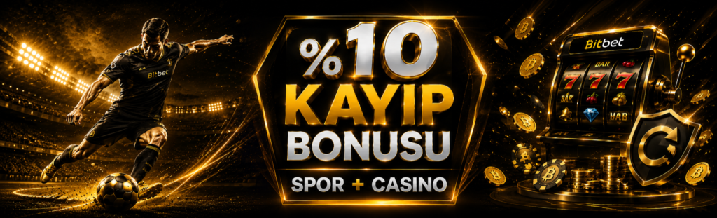 Bitbet yüzde 10 kayıp bonusu kampanyası